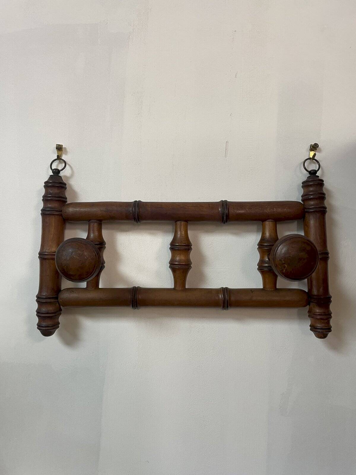 Antique retractable coat (hat) rack