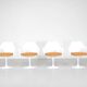 Set of 4 Tulip armchairs by Eero Saarinen for Knoll International - 1960s