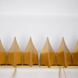 Pair of 2 Danish sconces Gothic 3 by Bent Karlby, Lyfa, 1960s