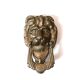 Lion-shaped brass door knocker, 70s