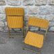 Two folding chairs, Lafuma, France, 1970