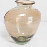 Heart glass vase 1980