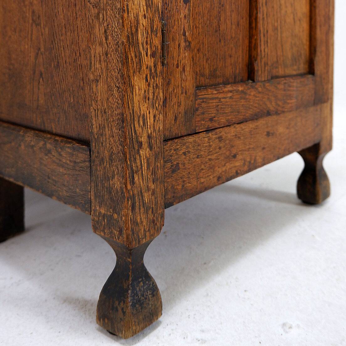 Rustic Bedside cabinet / Small Storage Cupboard - 20thC