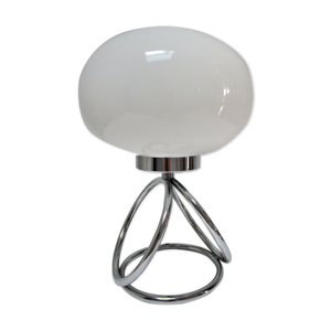 Lampe anneaux chrome