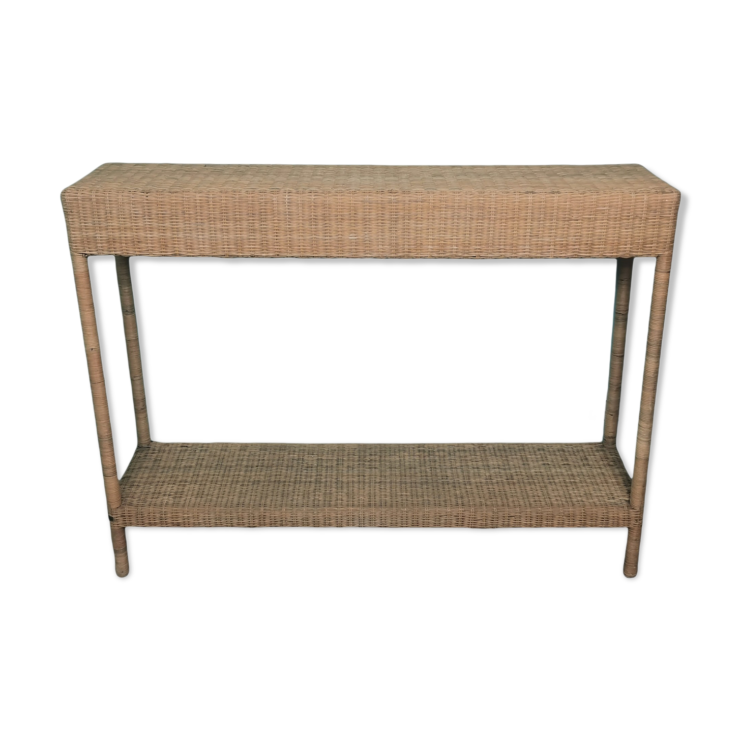 Rattan console
