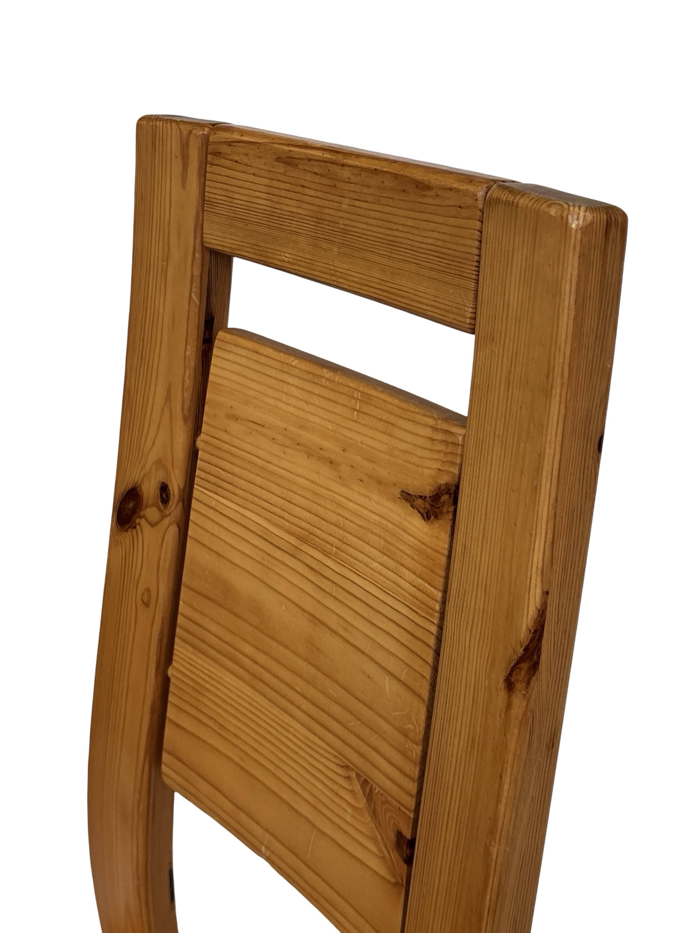 Vintage set of four dining room chairs Finnish Design Laukaan Puu