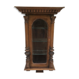 Vitrine ancienne comtoise en bois