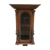 Old comtoise wooden showcase
