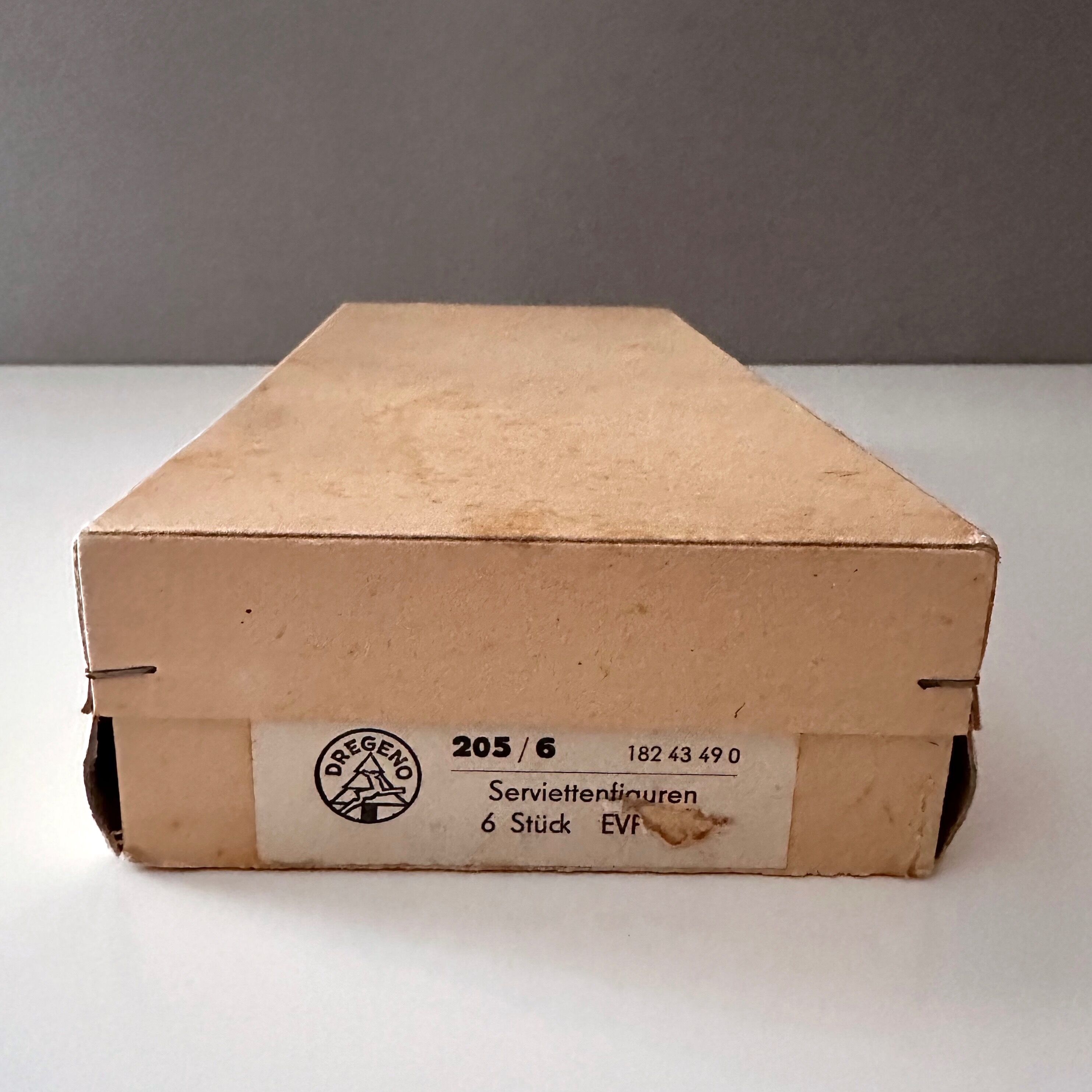 6 Dregeno Napkin Holders, Erzgebirge Germany