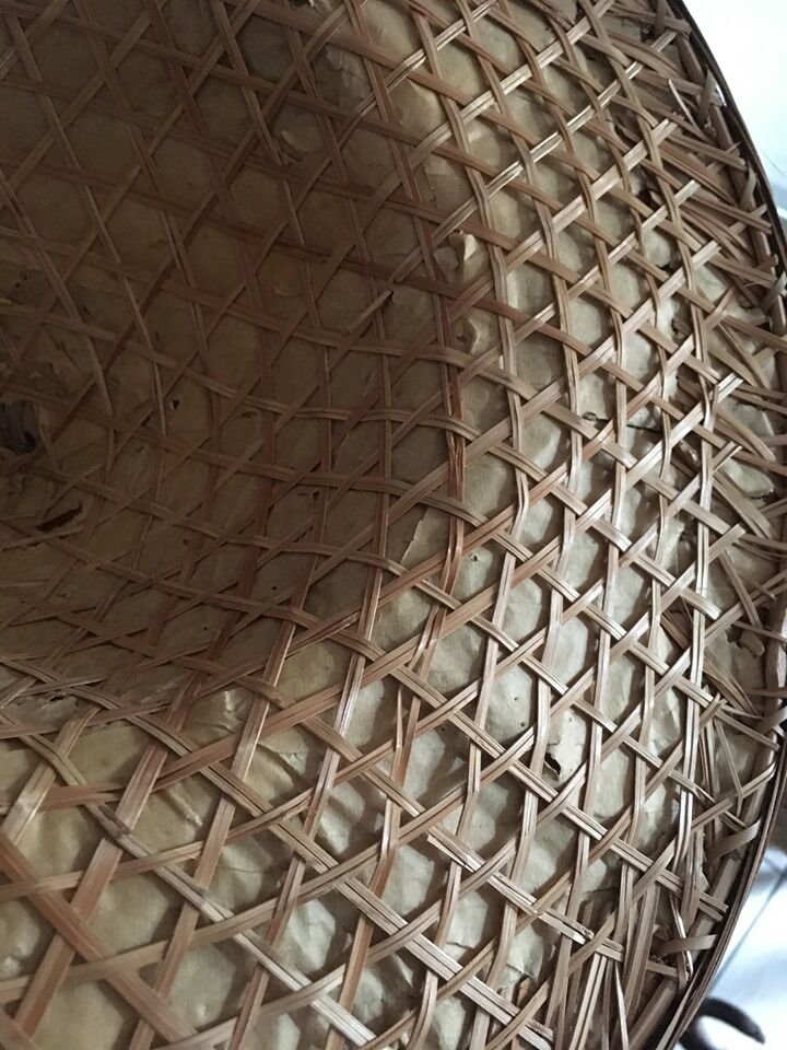 Asian hat in honey color