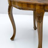 Baroque Style 20th Century Italian Walnut Coffee Table