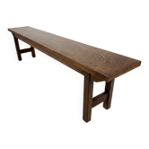 Oak farm bench, 180cm in length.