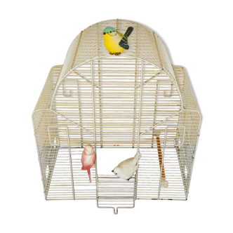 Decorative bird cage & its 3 piafs