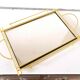 Mirror top gilded steel design 50s-60s