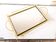 Mirror top gilded steel design 50s-60s