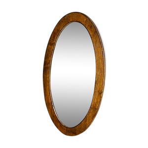 Miroir biseauté oval