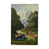 Painting on panel