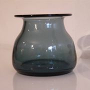 Vase finlandais en verre souflé 1970