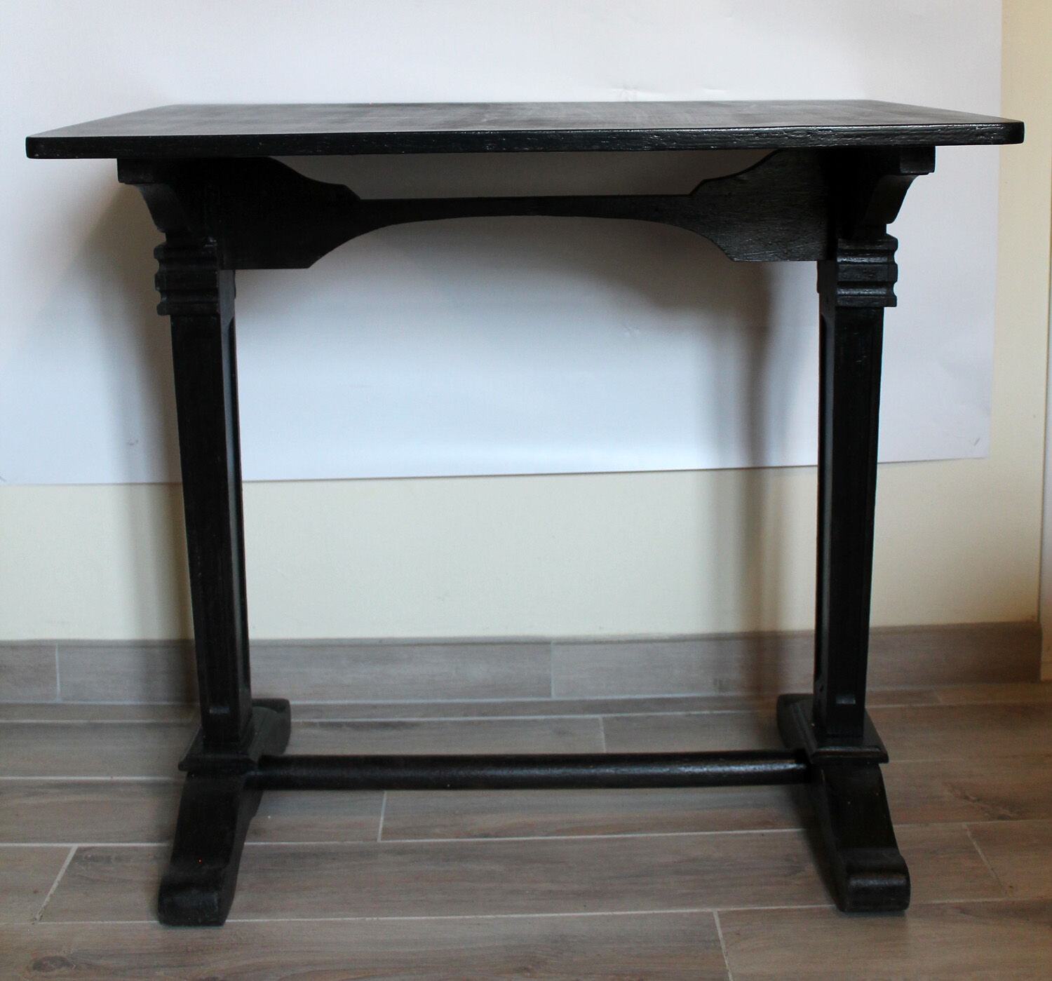 Black bistro table