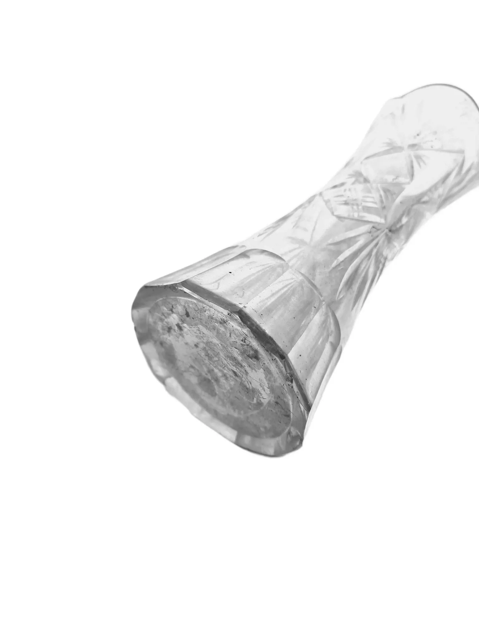 Vase en cristal bdc art déco
