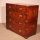 Mahogany Military or Naval Chest of Drawers - 19th Century