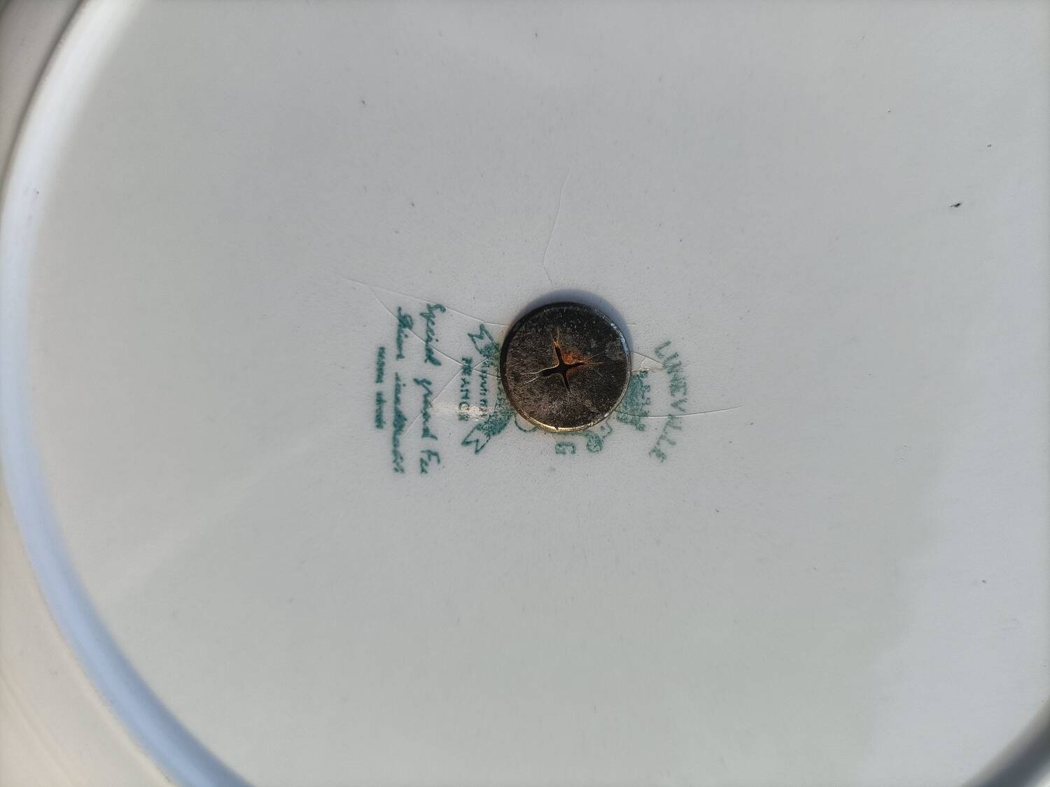 Lunéville retro cake stand