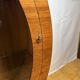 Vintage Art Deco Globe Round Display Cabinet Figured Walnut Circa 1930