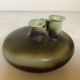 Two-tone ceramic vase flower pick