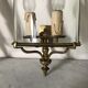 Pair of brass wall lights