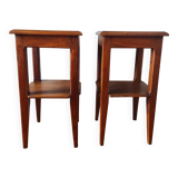 Pair of bedside tables, end of sofa, 1940/50