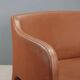 Busnelli System vintage armchair in leather, foam, 2000s design