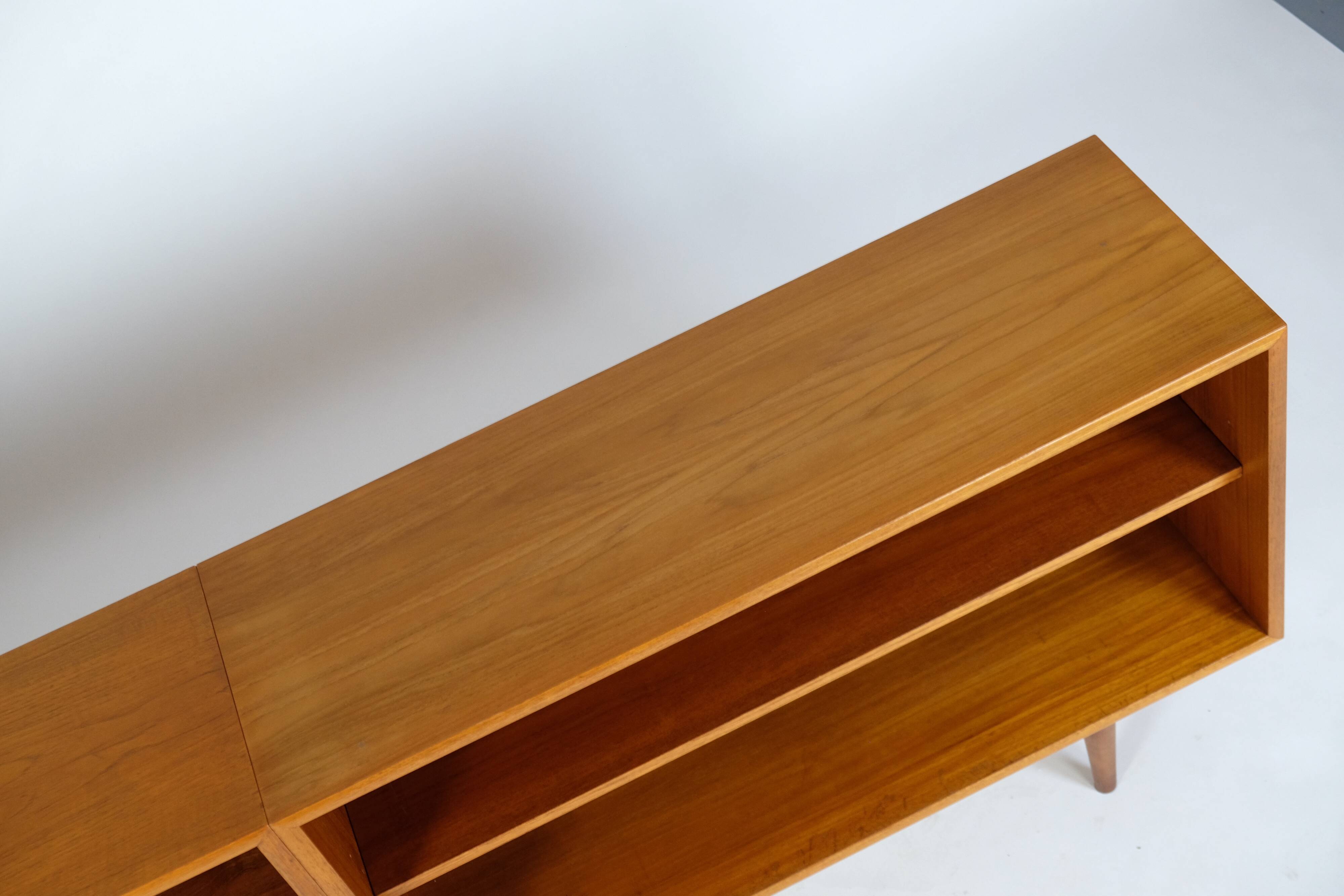 Mid-Century Teak Sideboard Bücherregal Regal Lowboard WK 60er Vintage