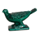 Green glazed ceramic pigeon FPP Vallauris