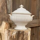 19th century Paris white porcelain tureen