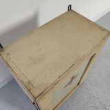 old wooden medicine cabinet, 1950s