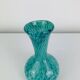 Vintage green/blue blown glass vase