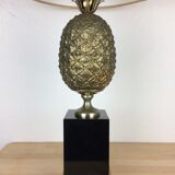 Golden pineapple lamp house Le Dauphin 70s
