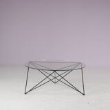 Table basse ronde des années 1960 en provenance de Suisse