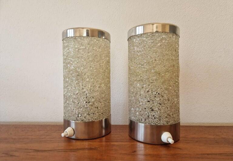 Pair of Midcentury Table Lamps Rockets AKA, Germany, 1970s