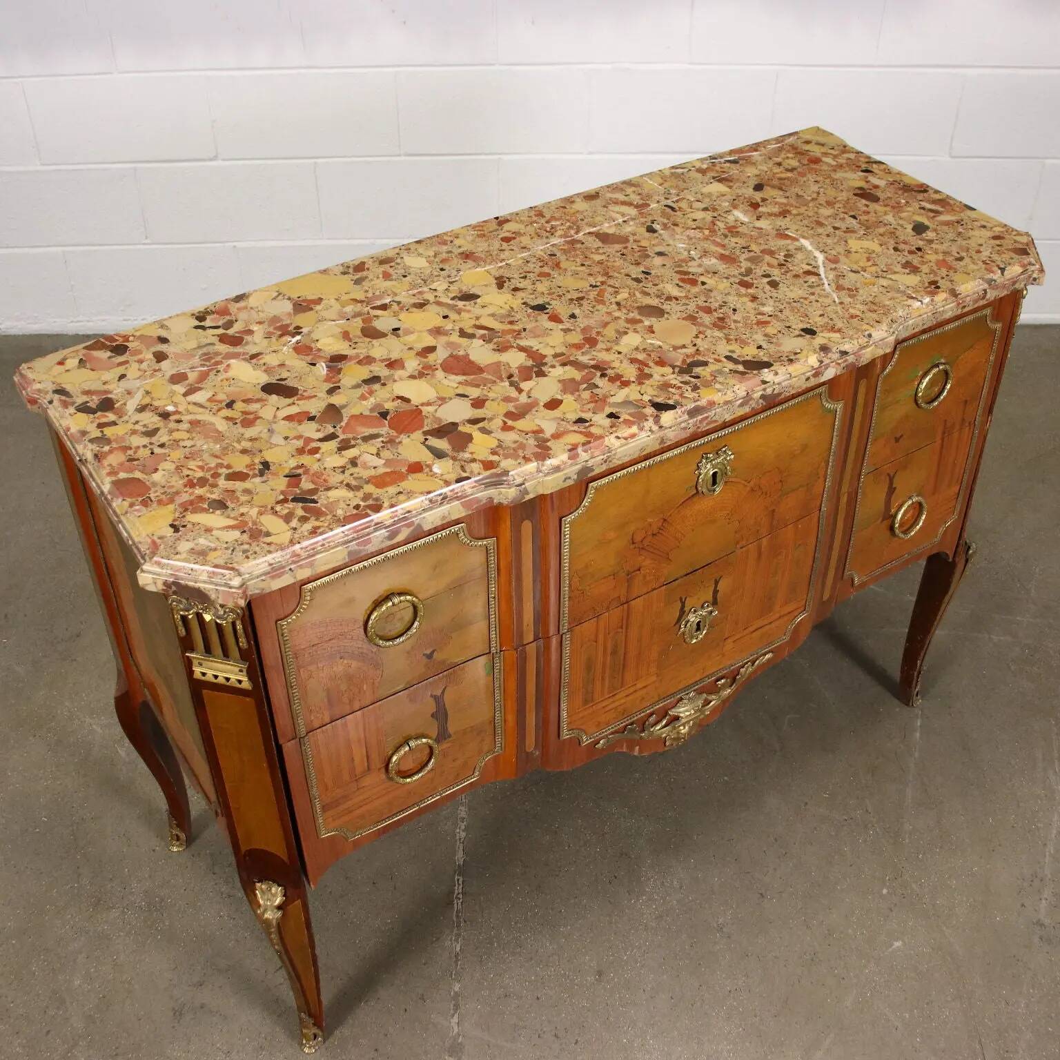 Neoclassical maple commode, France, 18th century