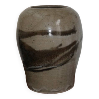 hand-painted ceramic vase