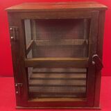 Ancien petit garde manger en bois grillage