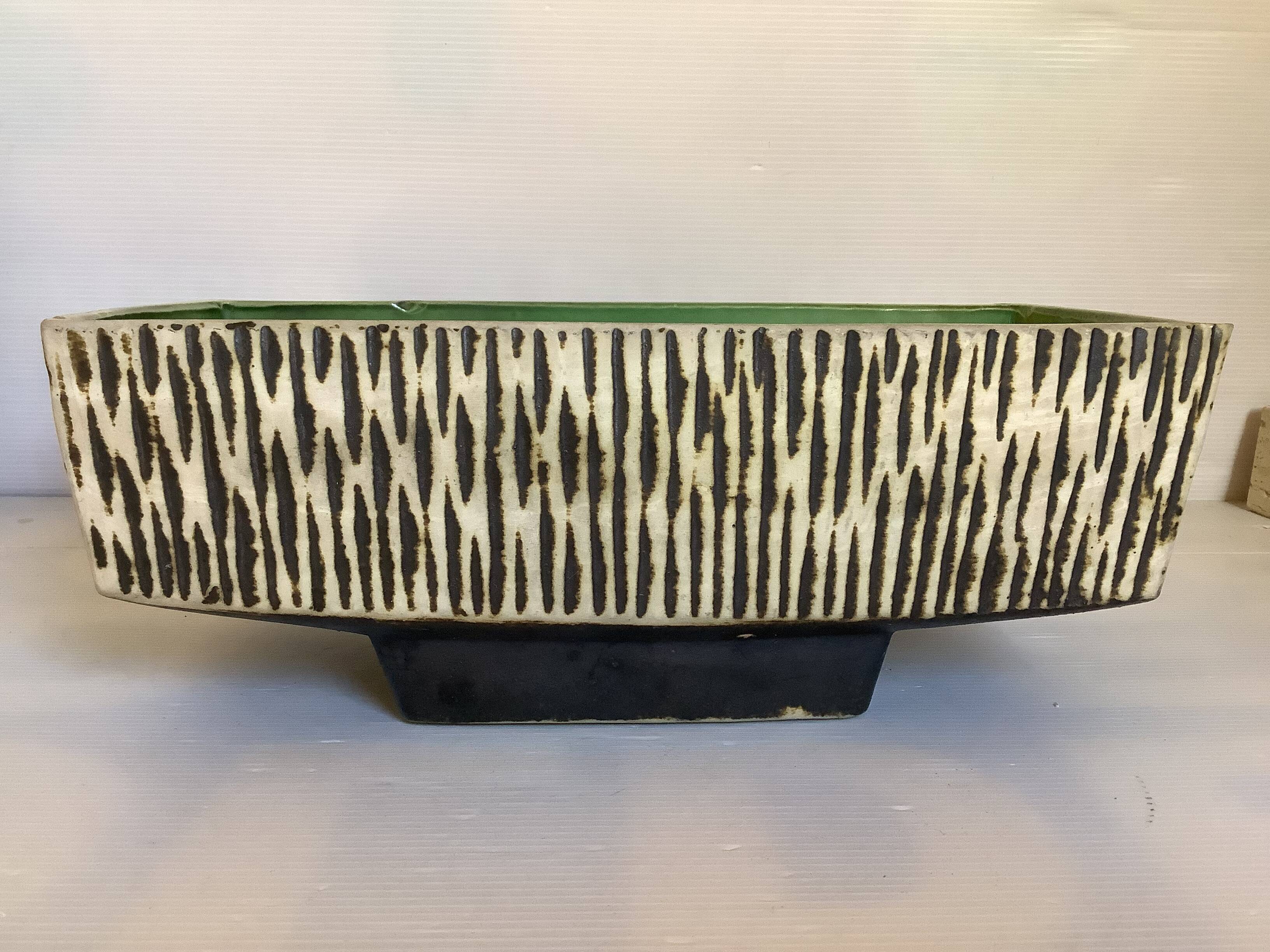 Large planter pot Adli Reuver signed