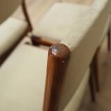 Ensemble de six chaises en acajou, design danois, années 1970, édition : Skovby Møbelfabrik