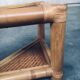 Handcrafted Bamboo Corner Table Set, 1970s, Set of 2