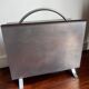 Designer magazine rack by W.H. Gispen - modernist metal / Bauhaus