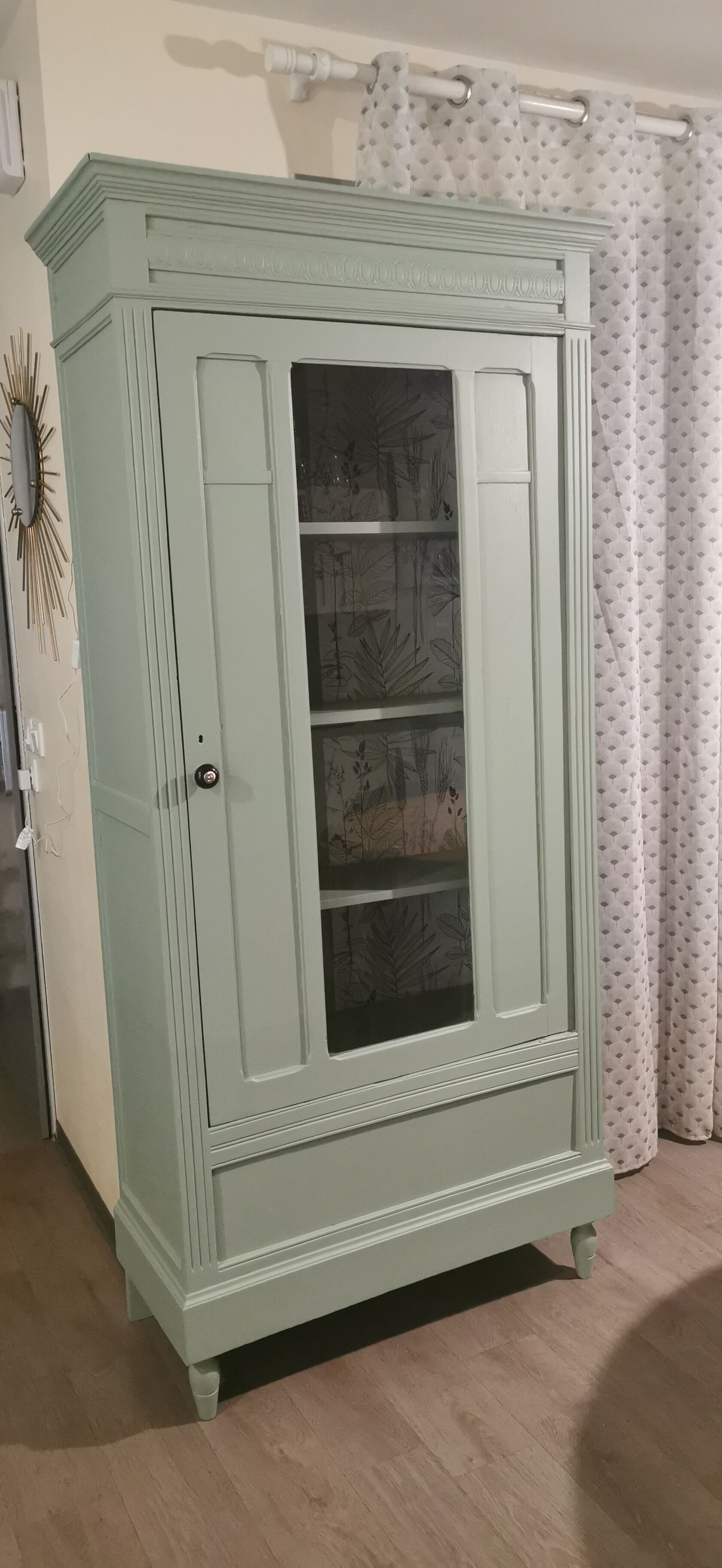 Parisian glass cabinet