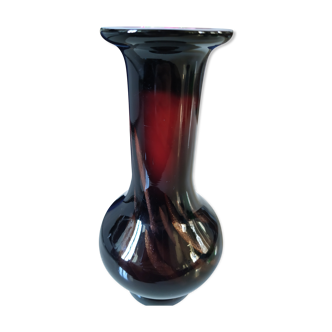 Vase en pâte de verre