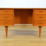Teak desk scandinavian work 1960