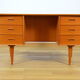 Teak desk scandinavian work 1960